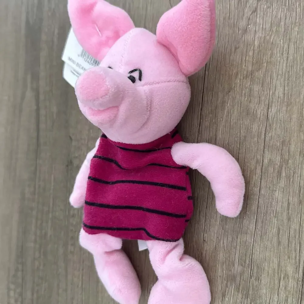 Disney Store Piglet Mini‎ Bean Bag Plush, Winnie The Pooh